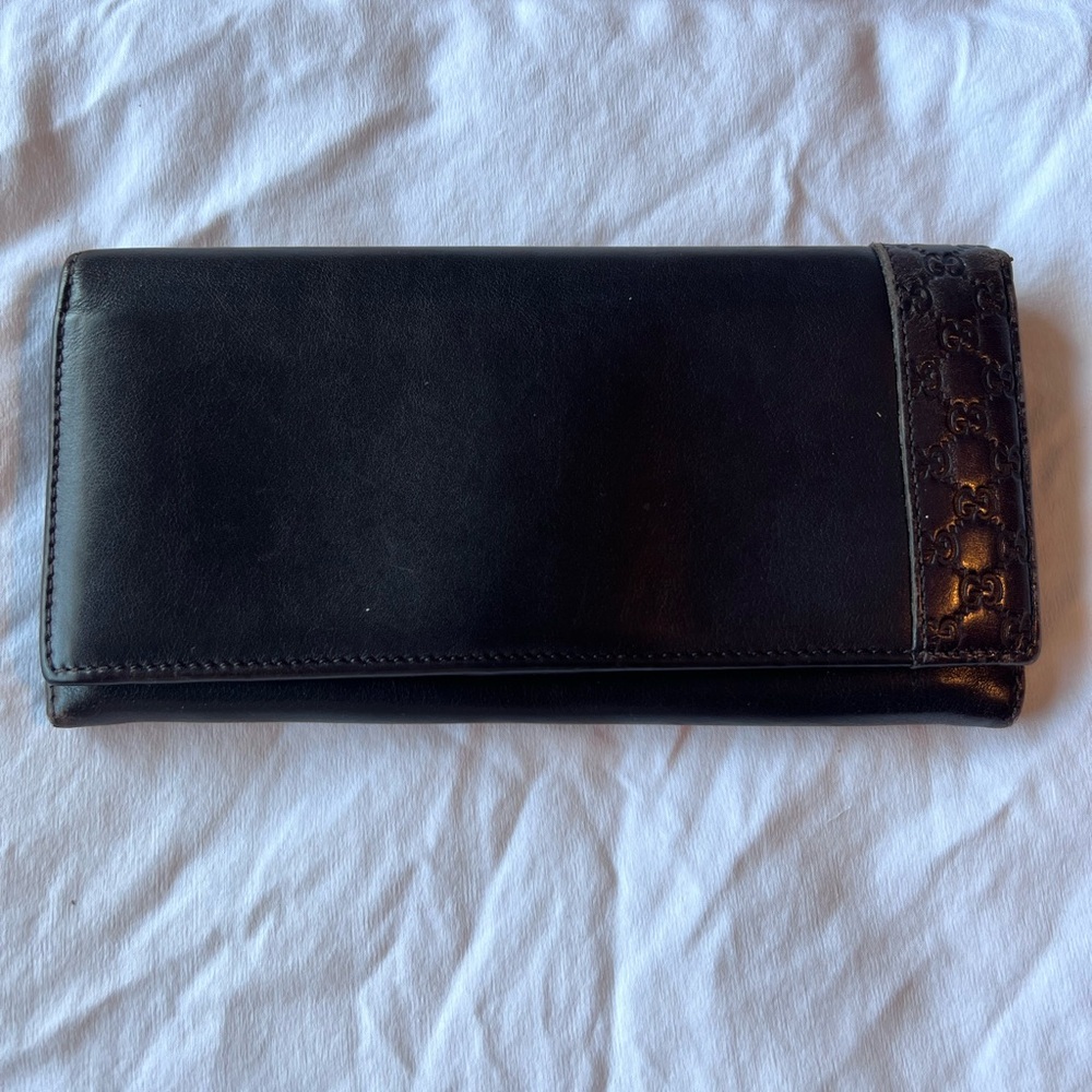 Gucci Black Leather Wallet